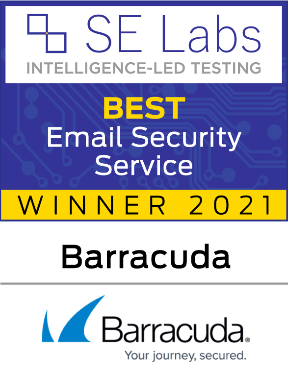 Premio: SE Labs 2021 - miglior servizio di sicurezza delle e-mail
